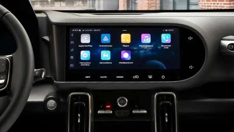 Apple CarPlay және Android Auto қолданбаларын қолдайтын 12,3" мультимедиалық жүйе