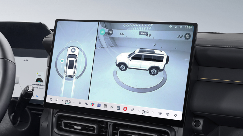 HAVAL H7, Внедорожный режим приборной панели